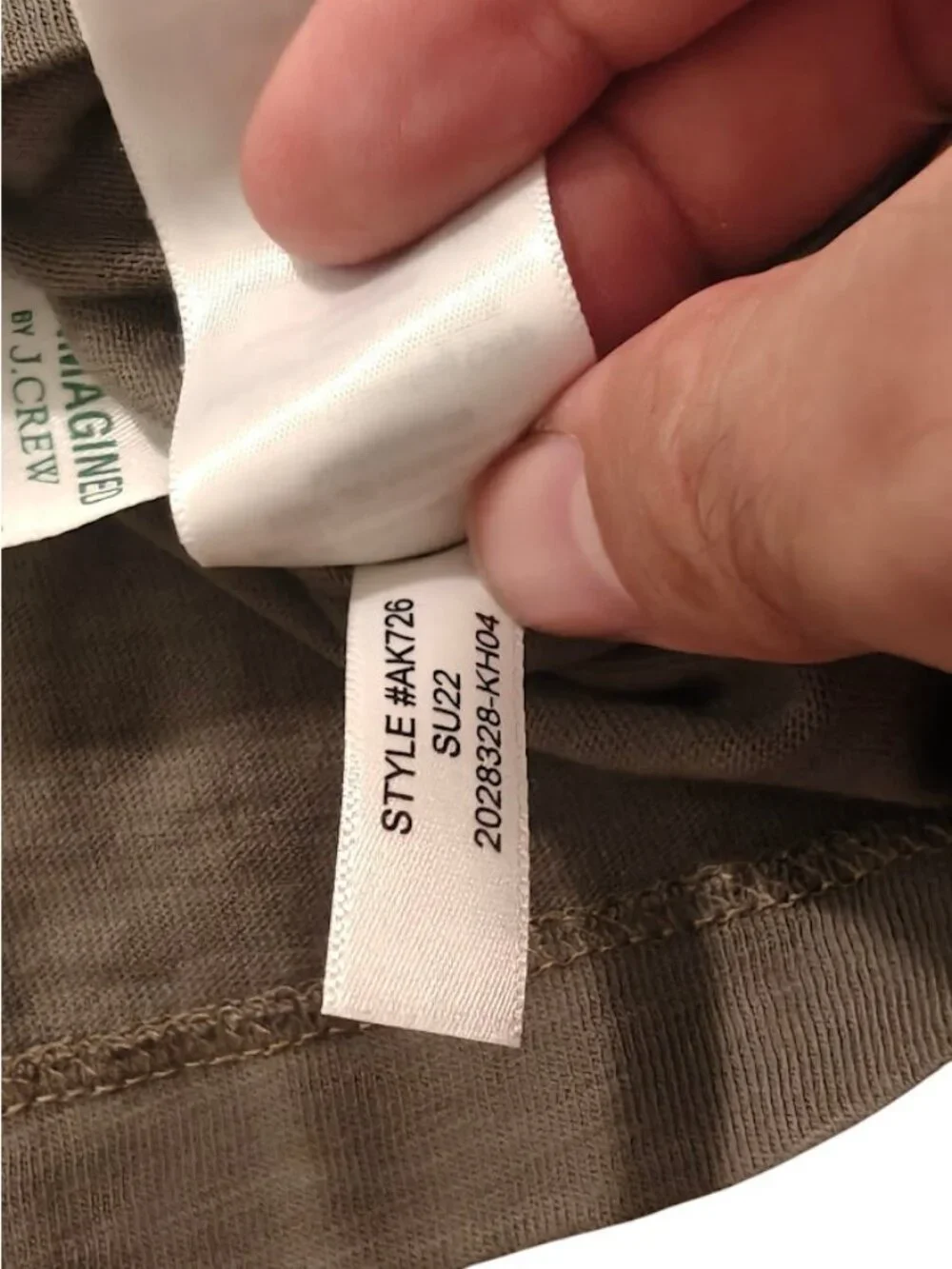 J. Crew Men's Garment Dyed Green XL Short Sleeve Henley Shirt 100 Cotton New